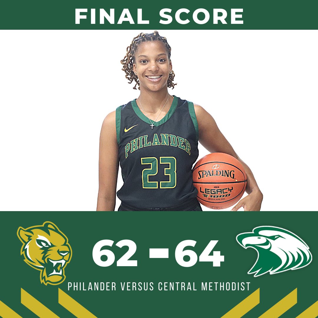 The Lady Panthers fought hard on the road to swipe away a 10 point deficit at halftime, but couldn’t finish the comeback. 🔰

Lady Panthers next game is at home versus Tougaloo College at 5 pm!! 🏀