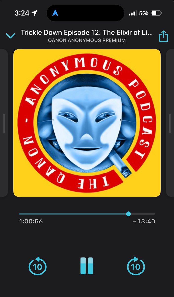 Thanks for scaring me with Trickle Down while I’m jogging, @QanonAnonymous.
Great series, @travis_view, on the dark truth of Gatorade and hydration.