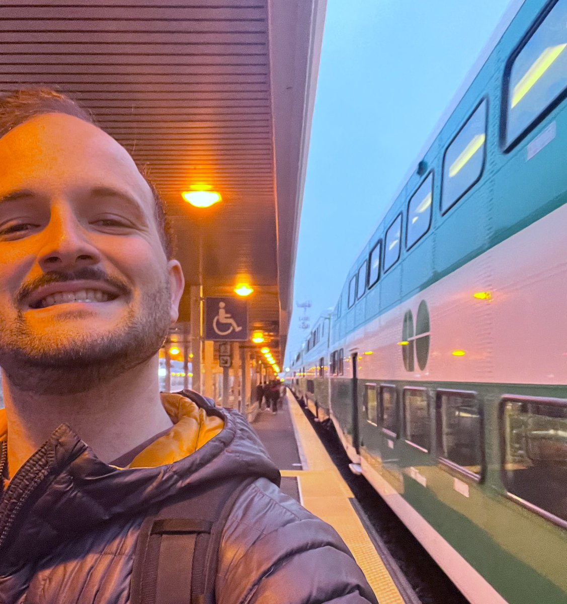 Anyway, here is the train pulling away from the station that we all missed since the doors close 60 secs before departure :) wishing you safe &amp; stress free travels in 2024 🍾