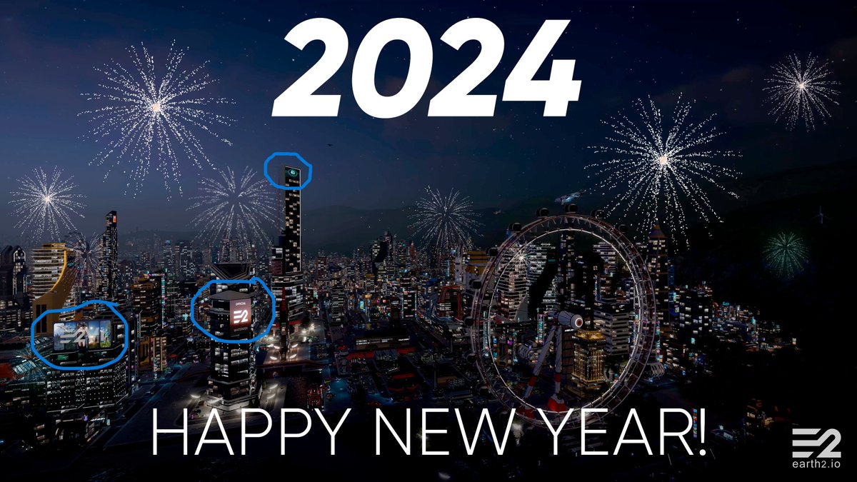E2Analyst's tweet photo. Its not just an image, its a road map of what is coming to Earth2 in 2024.. E2V1, White paper.. essence...  #earth2 #HappyNewYear #HopeFor2024 https://t.co/w9iNxJGZq0