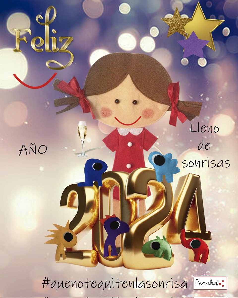 #Pepuka os desea un #felizañonuevo lleno de sonrisas #quenotequitenlasonrisa