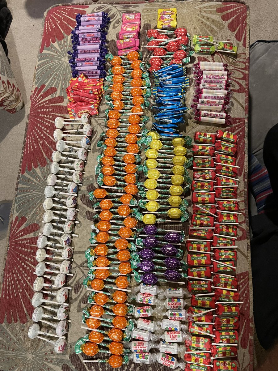 ches78's tweet photo. @SwizzelsMatlow where are my banana chews (4) and blackcurrant lollies (9) Are orange the cheapest to make? 3kg of sweets https://t.co/lZHBhuVAPB