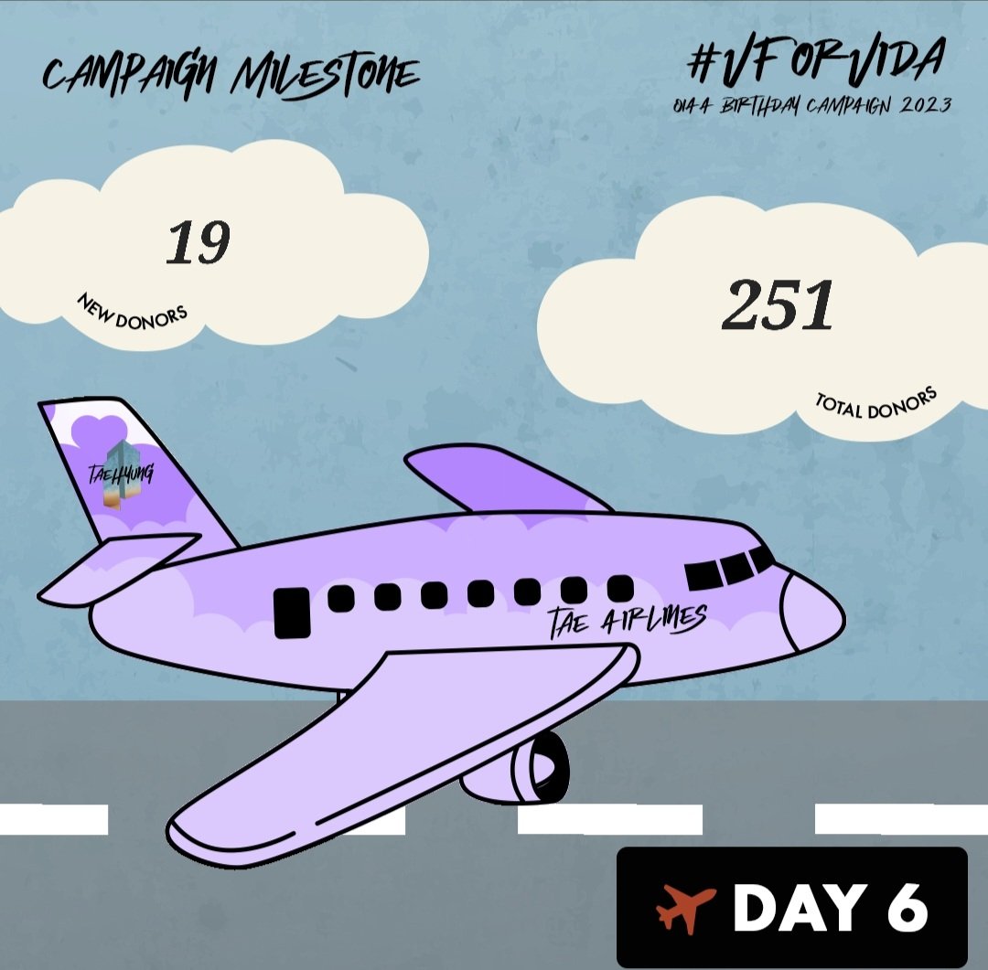 OneInAnARMY's tweet photo. We have soared into a whole New Year, and 19 donors have joined with us to support #VforVida today.  This means that 251 ARMYs have joined together in this pursuit!  $8716 raised so far,  and we still have time to let more ARMY know!  Like and Share! 💜 https://t.co/vR7pkeqVBo