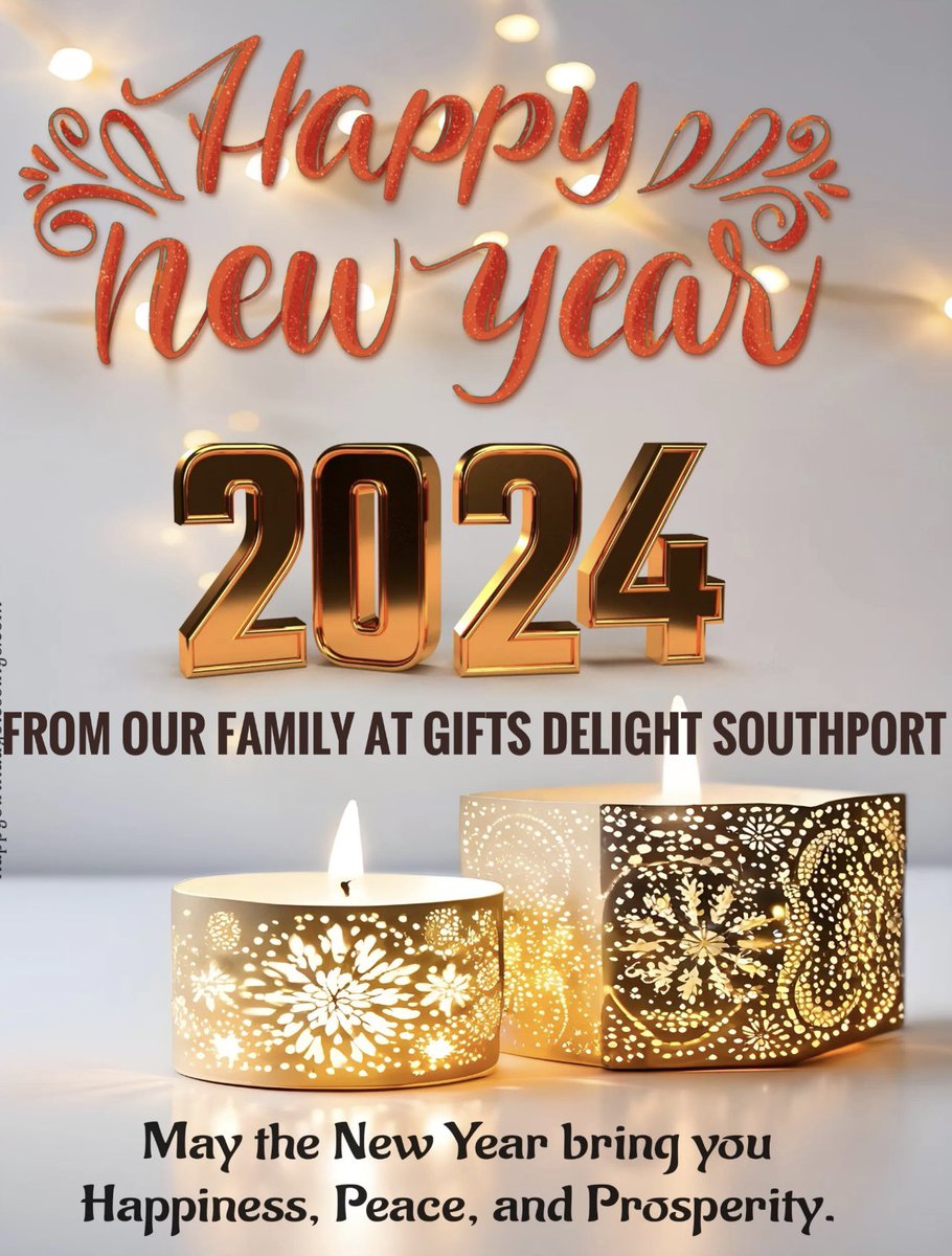Happy New year to you all from all our family at <a href="/gifts_delight/">Gifts Delight</a> Giftsdelightsouthport we wish you all Good health , Happiness and prosperity