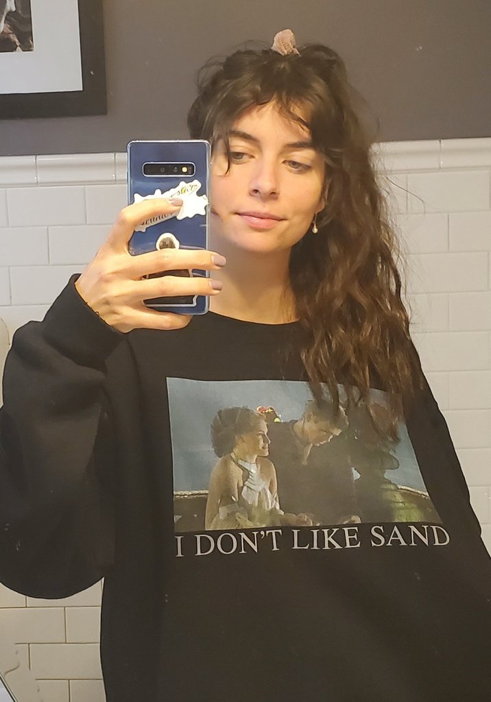 'I don't like sand.'