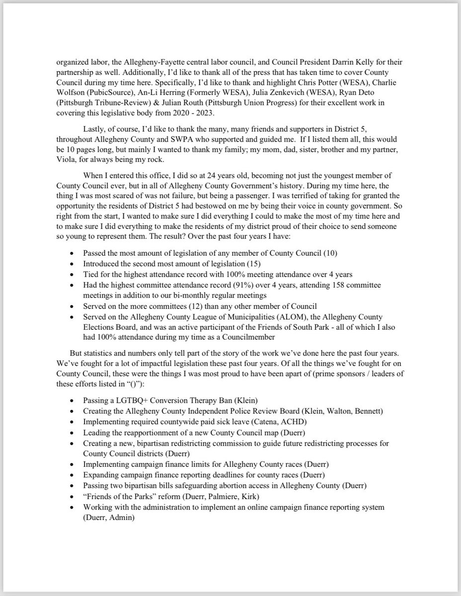 CountyDuerr's tweet photo. As my term on Allegheny County Council comes to a close, I wanted to share some thoughts about what we’ve accomplished the past four years: https://t.co/WWVMdI5QAi