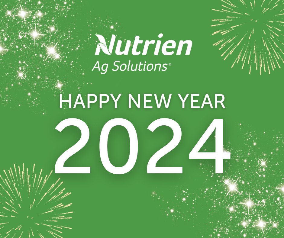 Happy New Year from the team at Nutrien Ag Solutions 🌟 

Comment below: What are you looking forward to in 2024?

#happynewyear #newyear