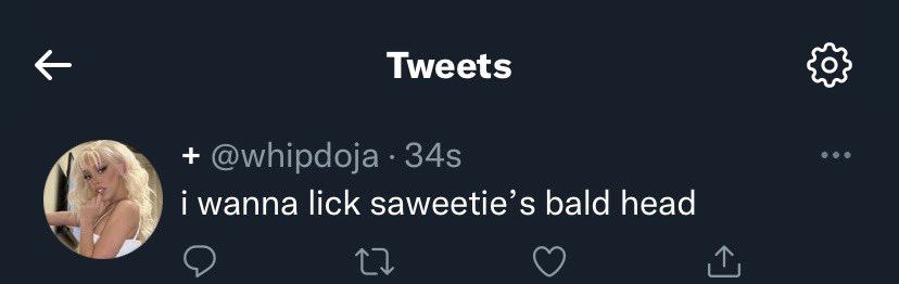 codenameicy's tweet photo. oh whipdudja… I’m gonna miss your tweets even though i had to always spam you to delete your tweets about saweetie. 🤍 @whipdoja https://t.co/p00YTDTlLi