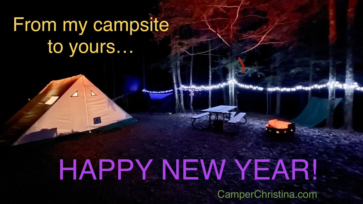 Wishing you an awesome and adventurous 2024! Thanks for all your support and kind words. Cheers! 🥂 #CamperChristina #HappyNewYear #Gratitude #Happy2024