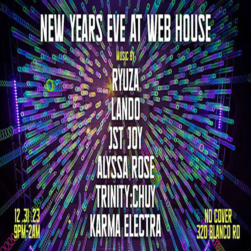 Web_House's tweet image. Join us for NYE tonight @ Web House. No Cover, many very talented DJs, delicious eats, &amp;amp; 21+. Let's toast to the New Year together!