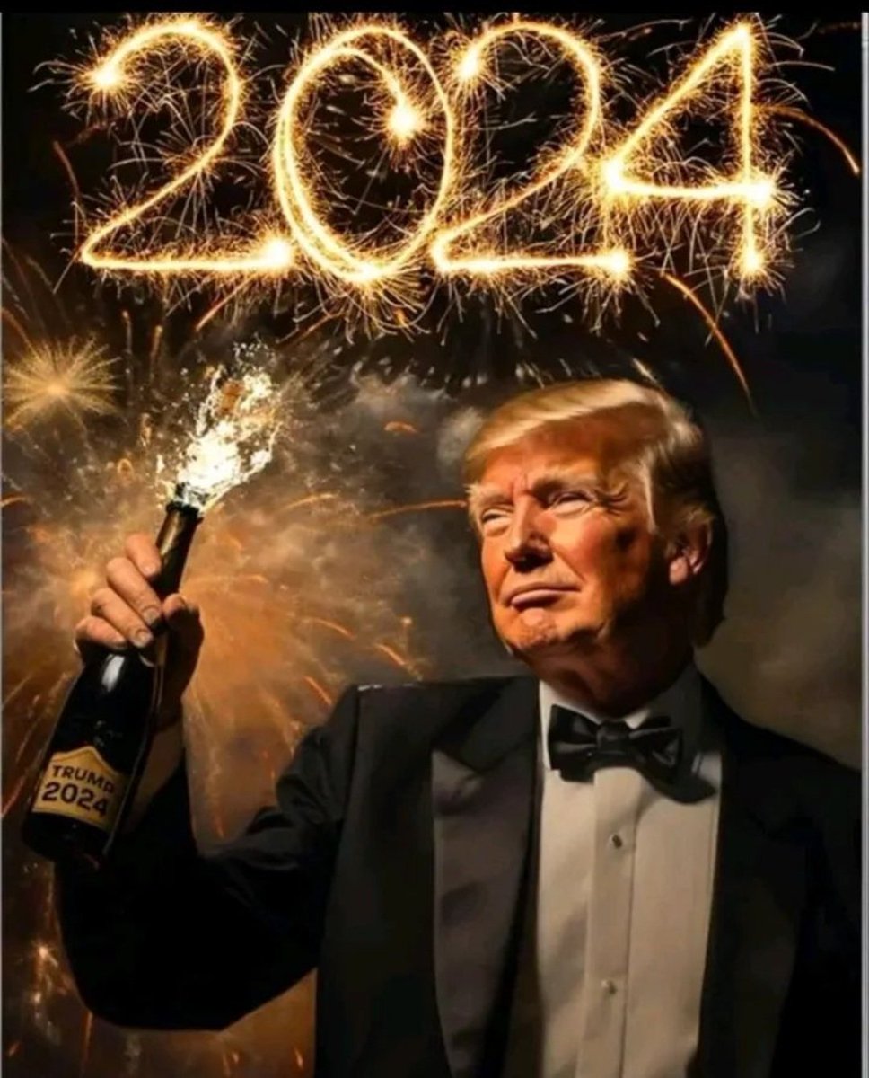 angelwoman501's tweet photo. HAPPY NEW YEAR TO ALL OF MY WONDERFUL MAGA FRIENDS!! 2024 Will be our year!! โค๏ธ๐ฅ๐ฅณ๐๐ #TRUMP2024ToSaveAmerica https://t.co/9MAQWcRdPo
