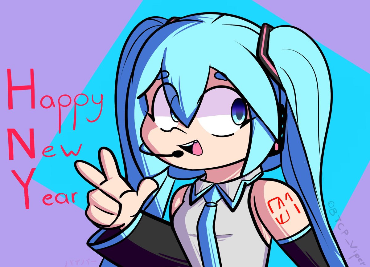 CreamNVaips's tweet photo. Miku
+Feliz año nuevo a todos. https://t.co/RB4HuYXkxq