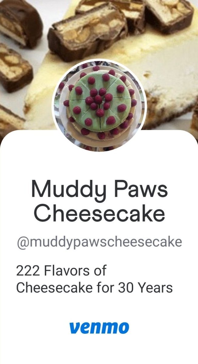 tim_swiler's tweet image. Save Muddy Paws Cheesecake!! 

Hugely charitable entity with a magnificent human being (Tami) who only thinks of others every minute of her life! Over 30 years!

Go to the website and help if you can!

muddypawscheesecake.com/save-muddy-paws