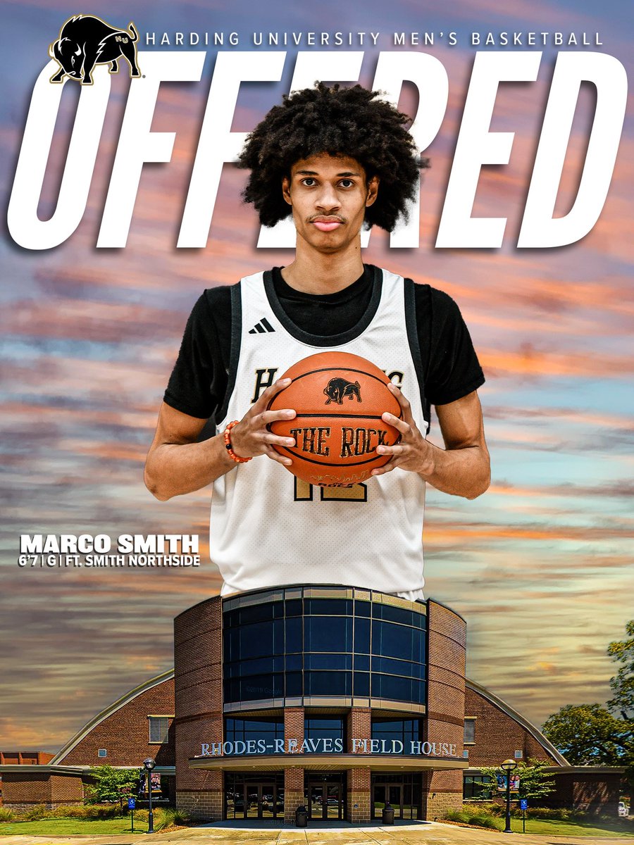 After a great visit with <a href="/coachwjameson/">Weston Jameson</a> <a href="/bdspencer10/">Bradley Spencer</a> <a href="/duncanbacon_/">Duncan Bacon</a> I’m proud to announce I have received an offer from <a href="/Harding_MBB/">Harding Men's Basketball</a>