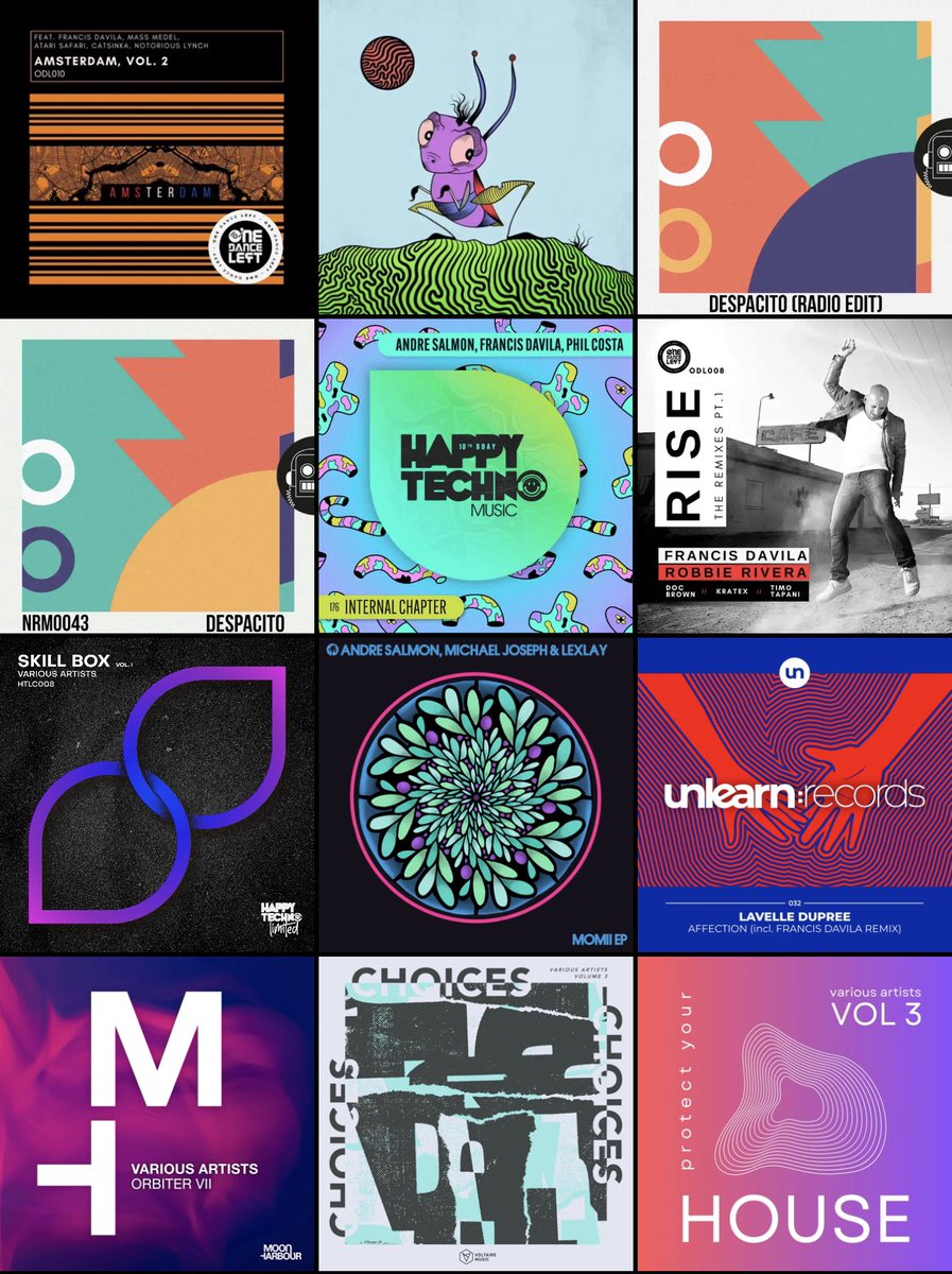Thanks to all the record labels that have signed and released my music. They have helped me reach thousands of people around the world.
<a href="/onedanceleft_/">One Dance Left</a> <a href="/norobotmusic/">norobotmusic</a> <a href="/NastyFunkMusic/">NastyFunk Records</a> <a href="/happytechno/">Happy Techno</a> <a href="/Hot_Creations/">Hot Creations</a> <a href="/unlearnrec/">unlearnrec</a> <a href="/MoonHarbour/">Moon Harbour</a> ❤️🙏