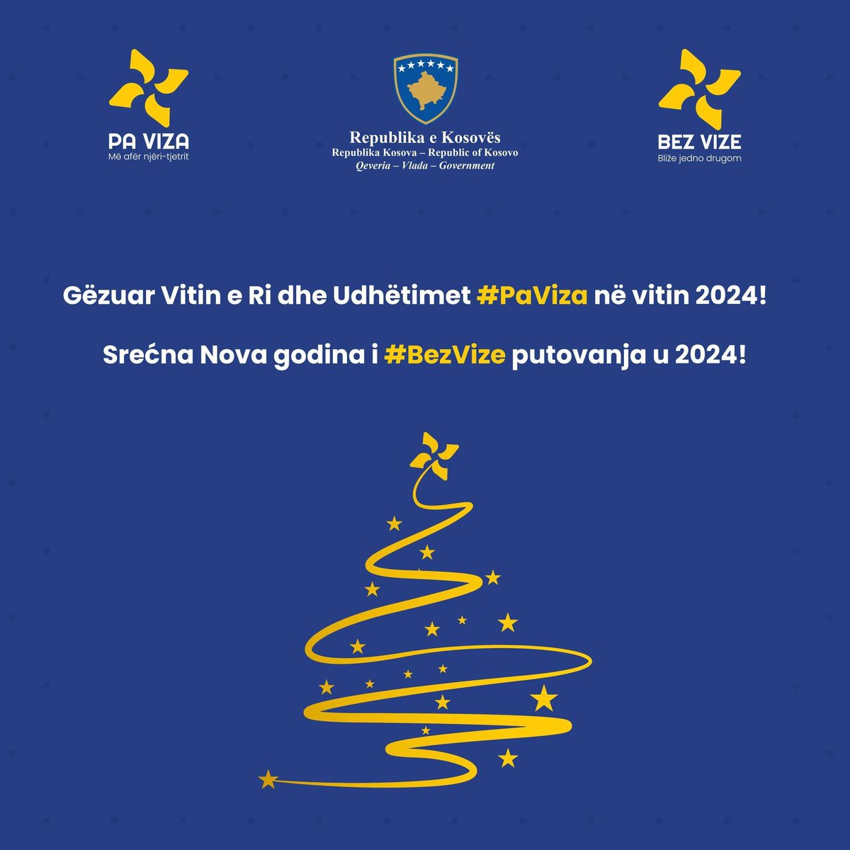 Starting tonight at midnight, Kosova passport holders enjoy visa-free travel to the Schengen Zone—an achievement after years of hard work. Visa-free travel brings key benefits for citizens on both sides, further strengthening Kosova's relationship with the EU.

🇽🇰 🇪🇺 ✈️ #VisaFree