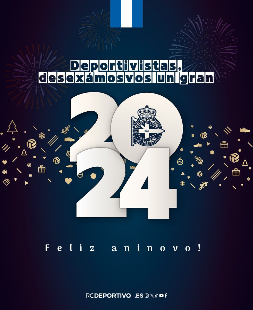 RCDeportivo's tweet image. Feliz aninovo, #deportivistas! 💙