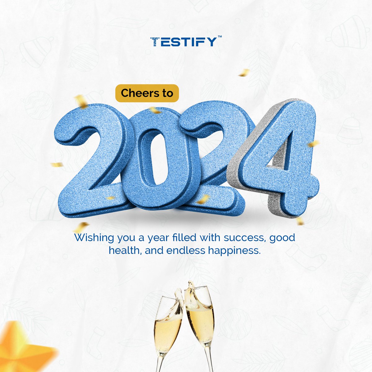 TestifyAcademy's tweet image. Wishing you a fantastic 2024