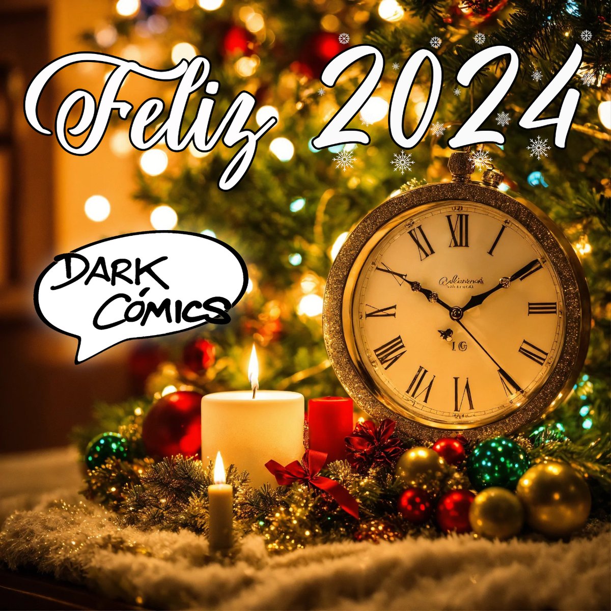 Brindamos por un 2024 lleno de infinitas horas de lectura 📚, de juegos en la mejor compañía 🎲 y por poder seguir ayudándoos a escoger vuestra próxima aventura.

¡Feliz 2024 desde el lado oscuro!✨