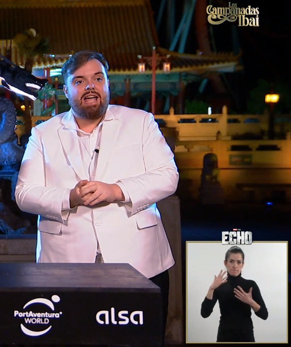 Hay promoción a ECHO en LAS CAMPANADAS DE IBAI y el pana anda muy a lo Kingpin, brutal