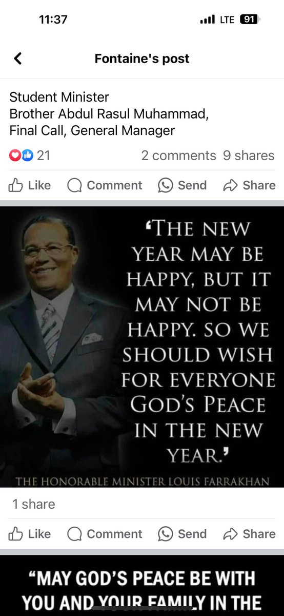 fontainedeon's tweet photo. Peace. Blessed 2024 T u &amp; Your Entire Fam.  Pls keep The Hon Min Farrakhan &amp; the NOI n your continued prayers as we are entering a most serious and a most important time

Long Live The Eternal Father Of Our Great NOI, The Most Hon Elijah Muhammad &amp; The Hon Min Farrakhan https://t.co/3hJU9sA0Ne