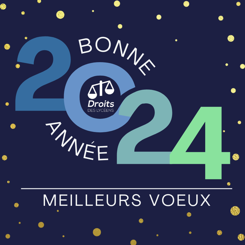 Association Droits des Lycéens vous souhaite une heureuse nouvelle année 2023 🥳