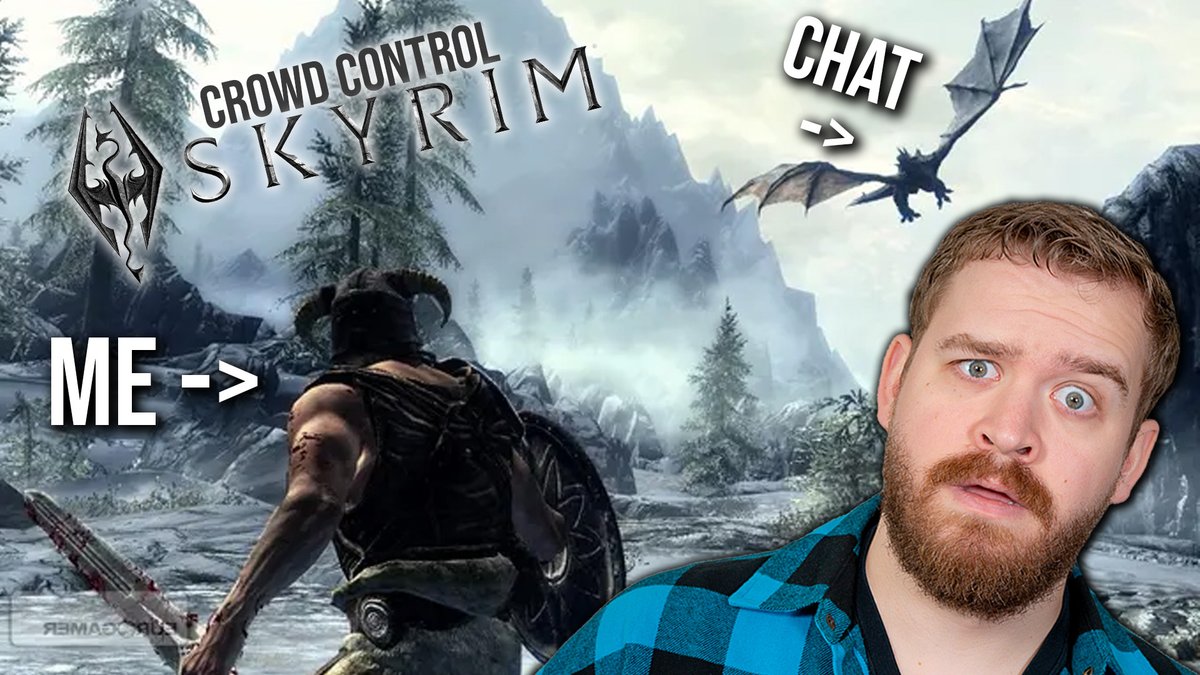 NerdyNightly's tweet photo. Starting 2024 with the Crowd Control #Skyrim Stream the community unlocked donating to @cap_for_kids during #RoleplayRelay 2!!! Please don't be too mean to meeee 😭 Tomorrow at 2:30pm est https://t.co/ESPMMMaFRy