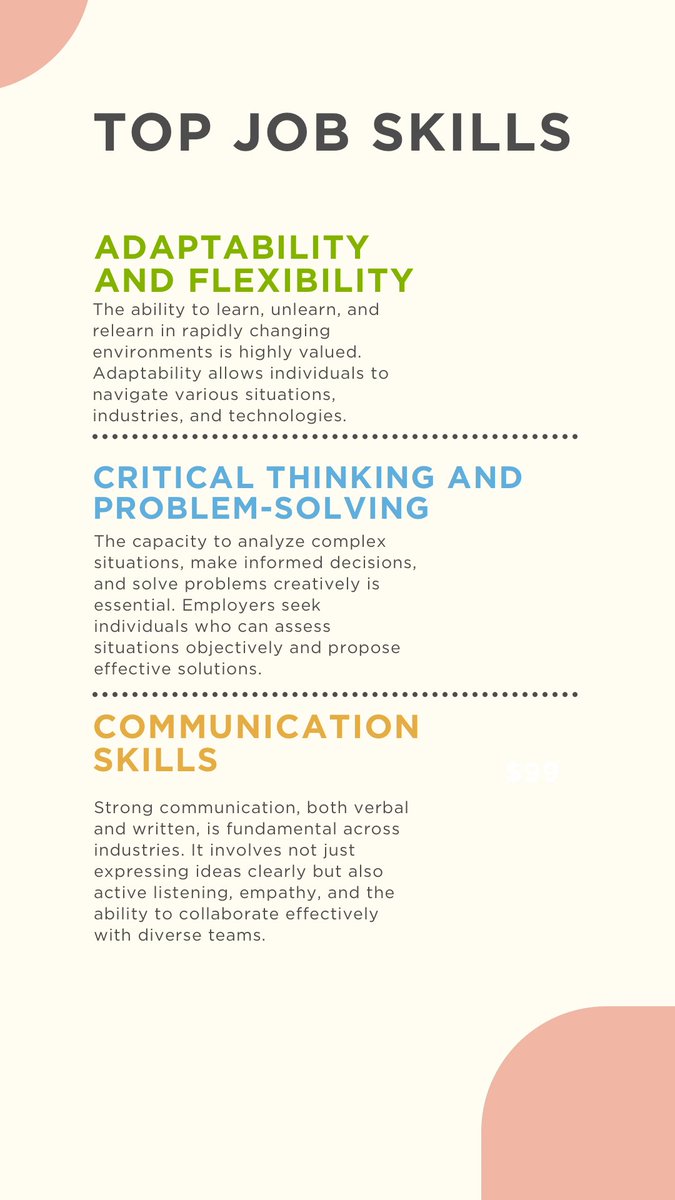 The job market is rapidly changing and educators must ensure students have these essential skills to compete in the workforce. This is what I believe all families want for their kids. #cultureed #futureready