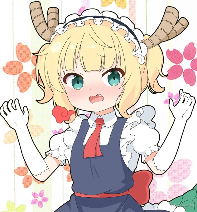 年賀イラストのトール衣装シャロちゃん(トリミング) 