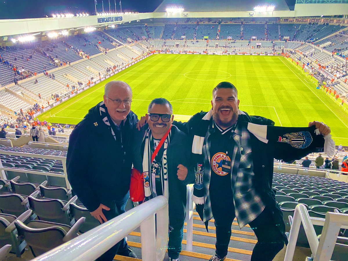 My 2023 supporting the Toon in 4 photos! Happy New Year’s Eve Toon Army! #NUFC #MyPLMorning