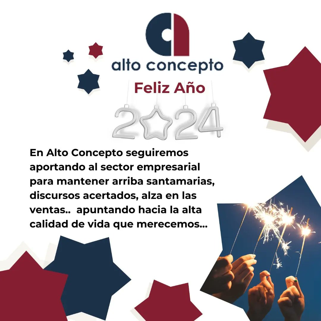 altoconceptocc's tweet photo. Feliz Año #2024
Porque nazca la esperanza, el desarrollo y la transformación empresarial https://t.co/FSdzf0oFRV
