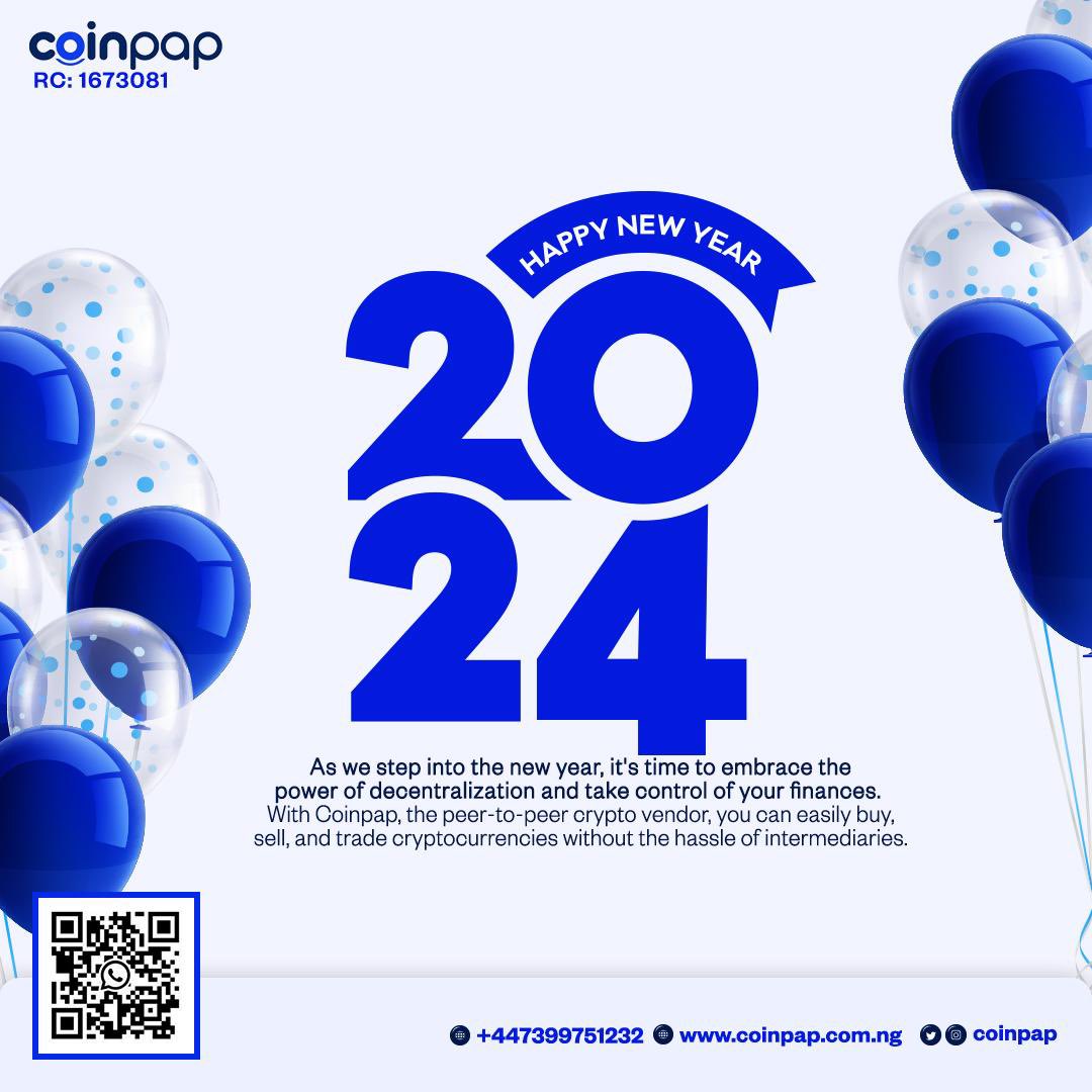 CoinPap's tweet photo. Happy New Year everyone! 🥳 https://t.co/2to9j3O7nS