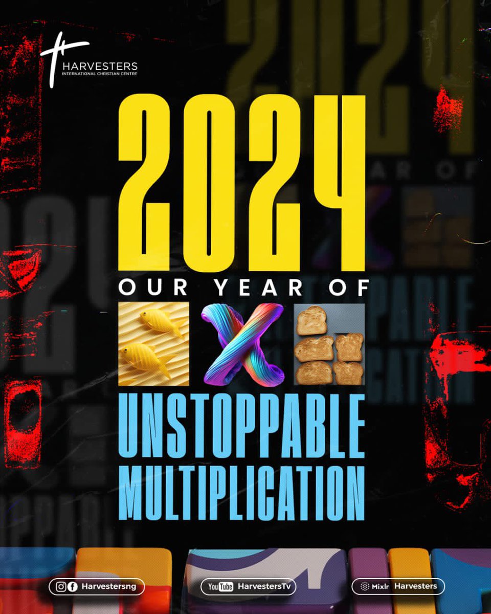 Harvesters_Gb's tweet photo. 2024, Our year of unstoppable multiplication!
#Reset2023 #EndOfYearService #Winepress2024 https://t.co/h3dc2Zx9fn