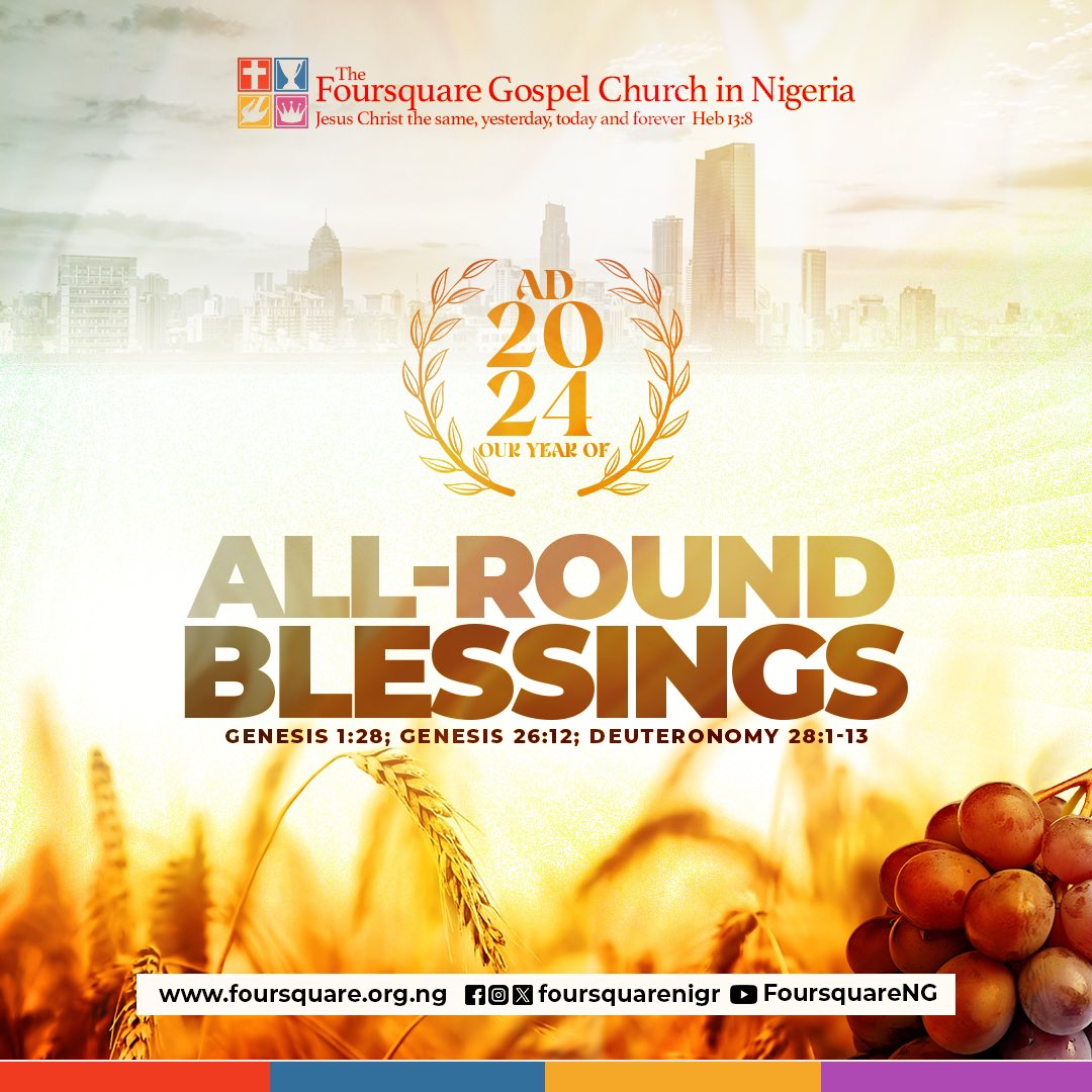 FoursquareNigr's tweet photo. Happy New Year!!!

Welcome to Our Year of #AllRoundBlessings.

As we step into 2024, let's embrace the promise of a prosperous and fruitful year together!

May this new year be a canvas for abundance, growth, and blessings. https://t.co/kDOzgar5Ny