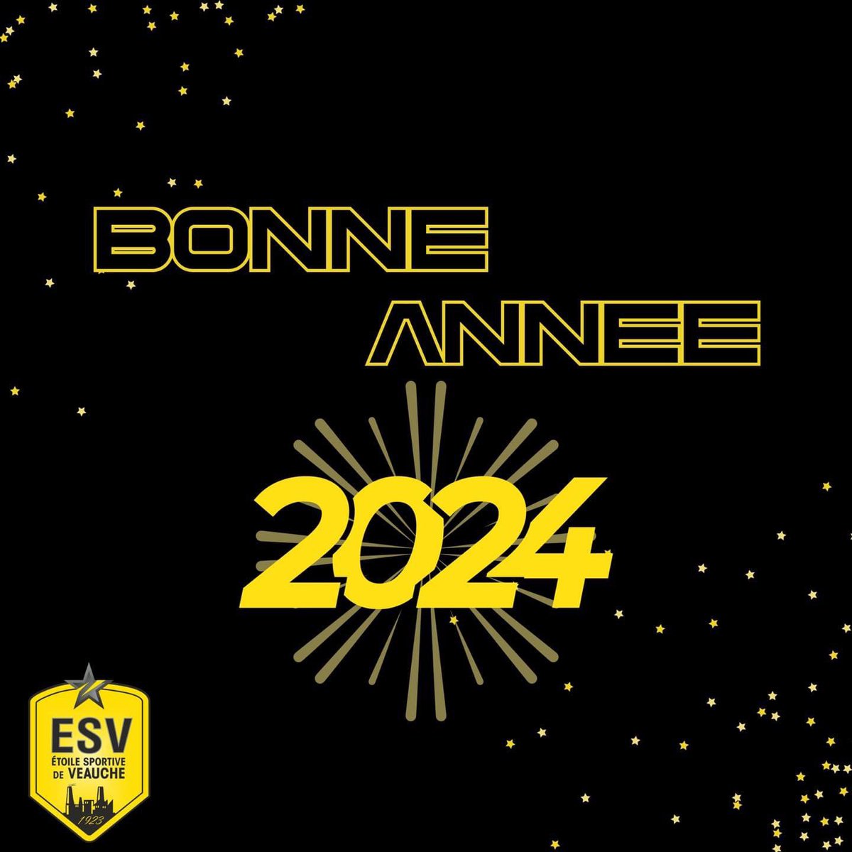 esveauche_off's tweet photo. Meilleurs vœux 🤝 pour cette nouvelle année. 💛🖤
#teamesv💛🖤 https://t.co/PbGevuwRV7