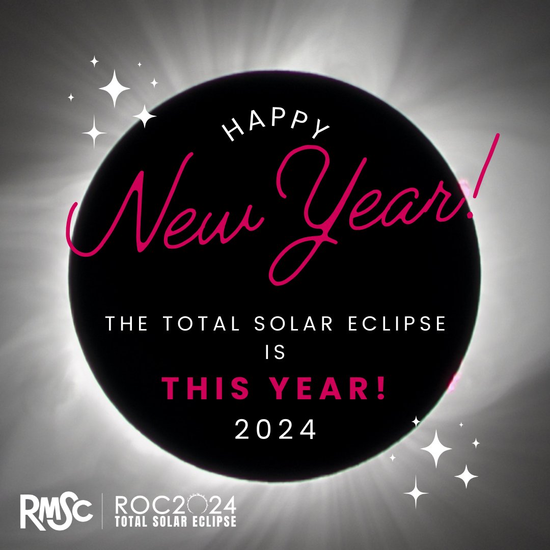 We can officially say that the Total Solar Eclipse is THIS YEAR! #roceclipse2024 #eclipse2024