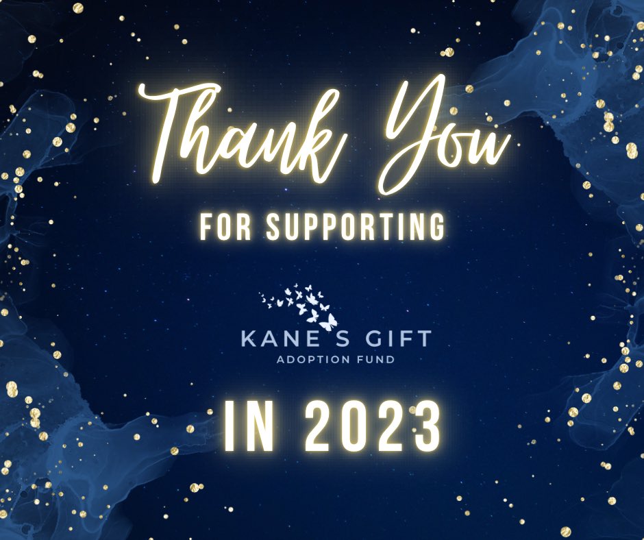 Kanesgift's tweet photo. Thank you!  thank you!   To everyone who has invested in the mission of our organization in 2023!   we have been able to help fund  parts of 33 adoptions, given out more than  $130k in funding and as of today we have 16 of our families that have their babies home. https://t.co/IeCQBt4raO