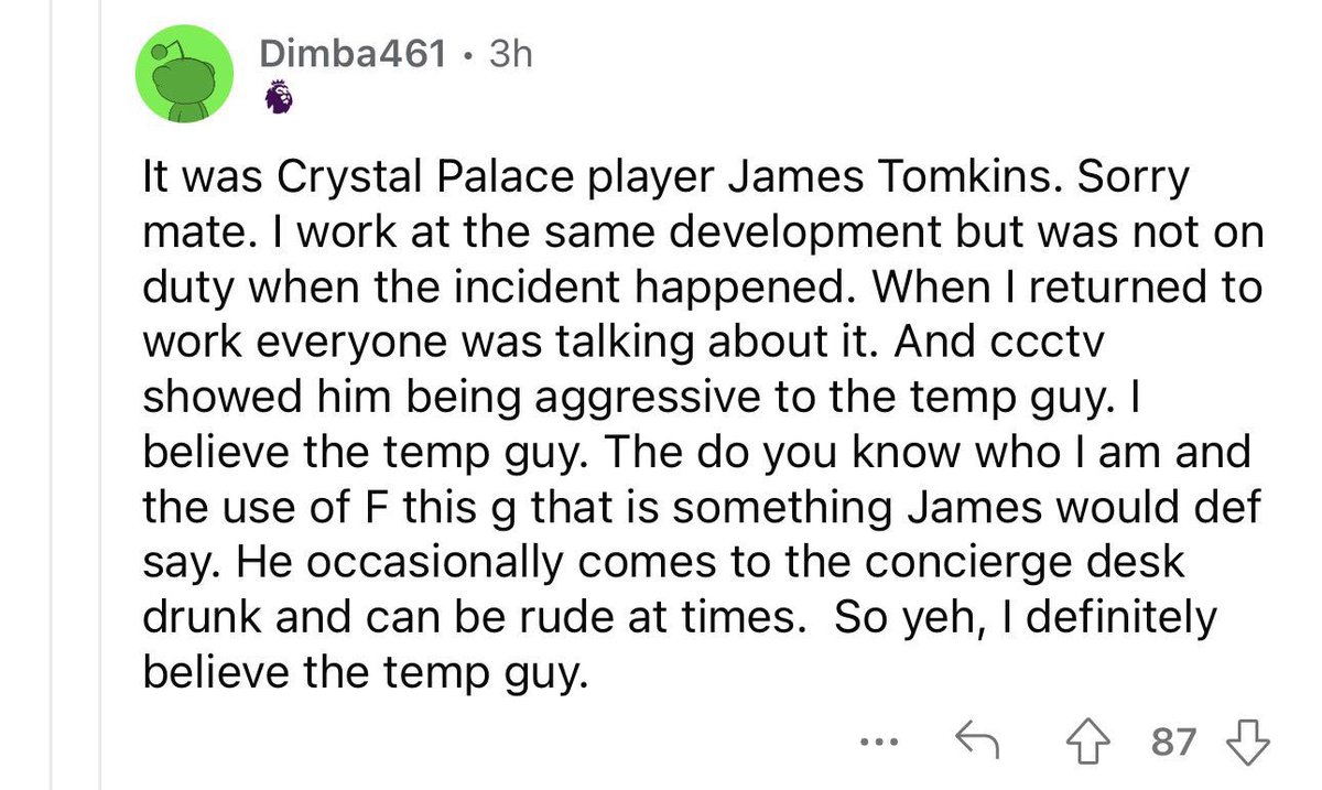 ajascpfc's tweet photo. In reply to the recent racism allegations story…. #CPFC https://t.co/8gKfF0545q