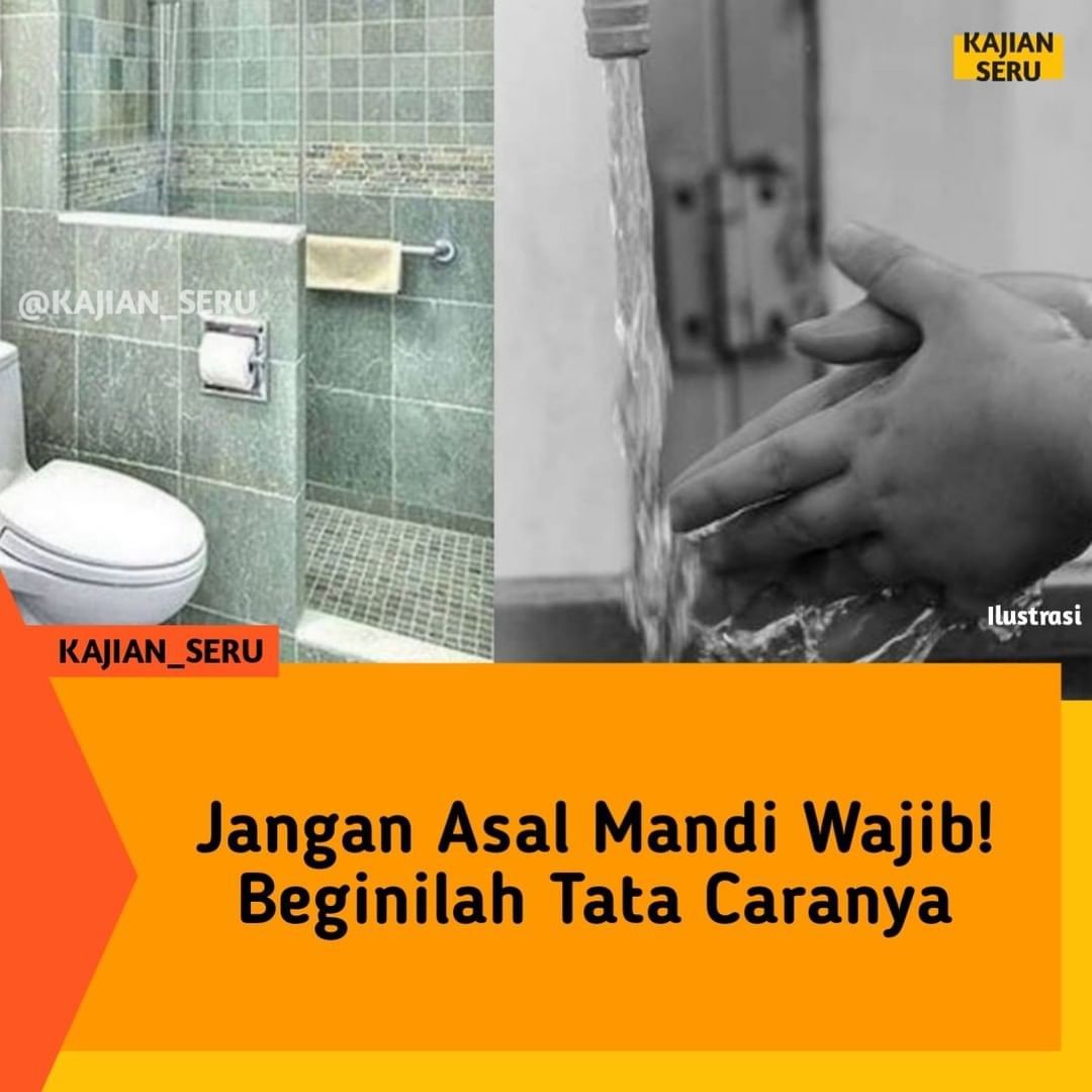 Jangan asal mandi wajib! Beginilah tata caranya✨

A-thread