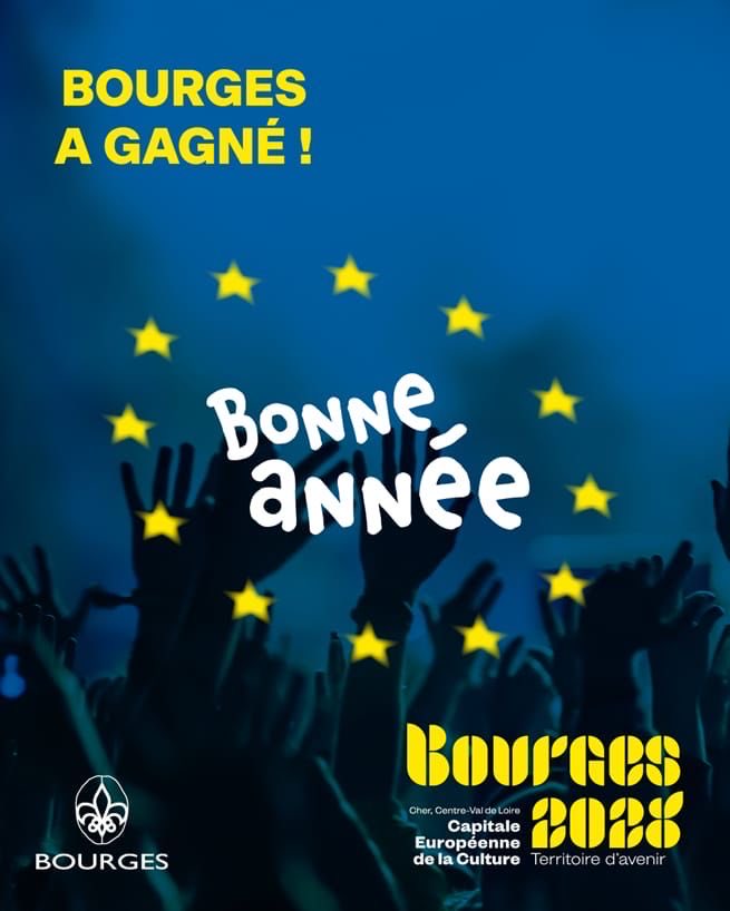 Meilleurs vœux pour cette année 2024 à toutes et tous  ! En ce qui concerne Bourges nous sommes déterminés à poursuivre et amplifier la dynamique créée par la victoire pour la capitale européenne de la culture 2028 #BCEC28 .Et Vœux de justice sociale, d’apaisement  pour la France