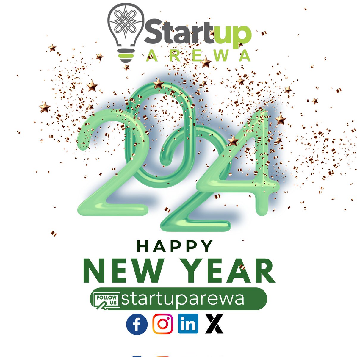 Celebrating the journey of innovation and entrepreneurship! As the clock resets, Startup Arewa wishes you a New Year brimming with breakthroughs, collaborations, and boundless success.

 Let's continue building the future together. 

Happy New Year!
#happynewyear