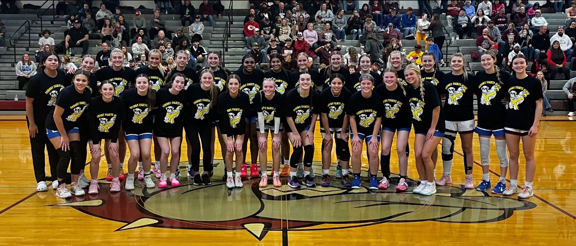 addy_seyfert32's tweet photo. Thank you to @rolla_bulldogs for all the support and donations for our amazing Annabelle and her family. We came up short in the championship, it was a great game and I am honored to have received all tournament team! #14strong #nobodyfightsalone @MissouriPhenom @girls_gvhoops https://t.co/mUpDTduQAC