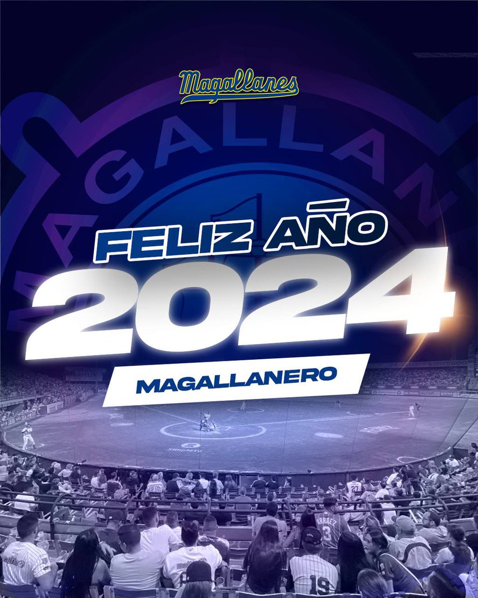 Magallanes_bbc's tweet photo. ¡Feliz Año Nuevo magallaneros! 🎉🍾

Gracias por su apoyo y por acompañarnos a lo largo del 2023, por estar ahí en cada juego, en cada inning y en cada jugada. 

Deseamos que tengan un feliz 2024 en compañía de familiares y seres queridos y que vengan mejores cosas para todos. 💙 https://t.co/AKn93N39dH