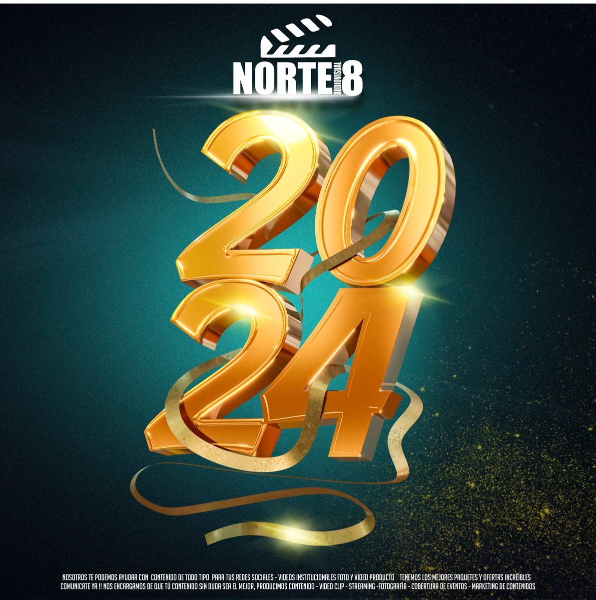 norte18creador's tweet photo. ✅de parte de  todos lo que formamos NORTE18 AUDIOVISUAL, queremos saludar atentamente  a todos nuestros clientes, amigos y seguidores, que día a día nos acompañan y confían plenamente en nuestra productora para la realización de  sus proyectos.🥂🎄
🥂¡Feliz 2024! https://t.co/QYutb4t38B