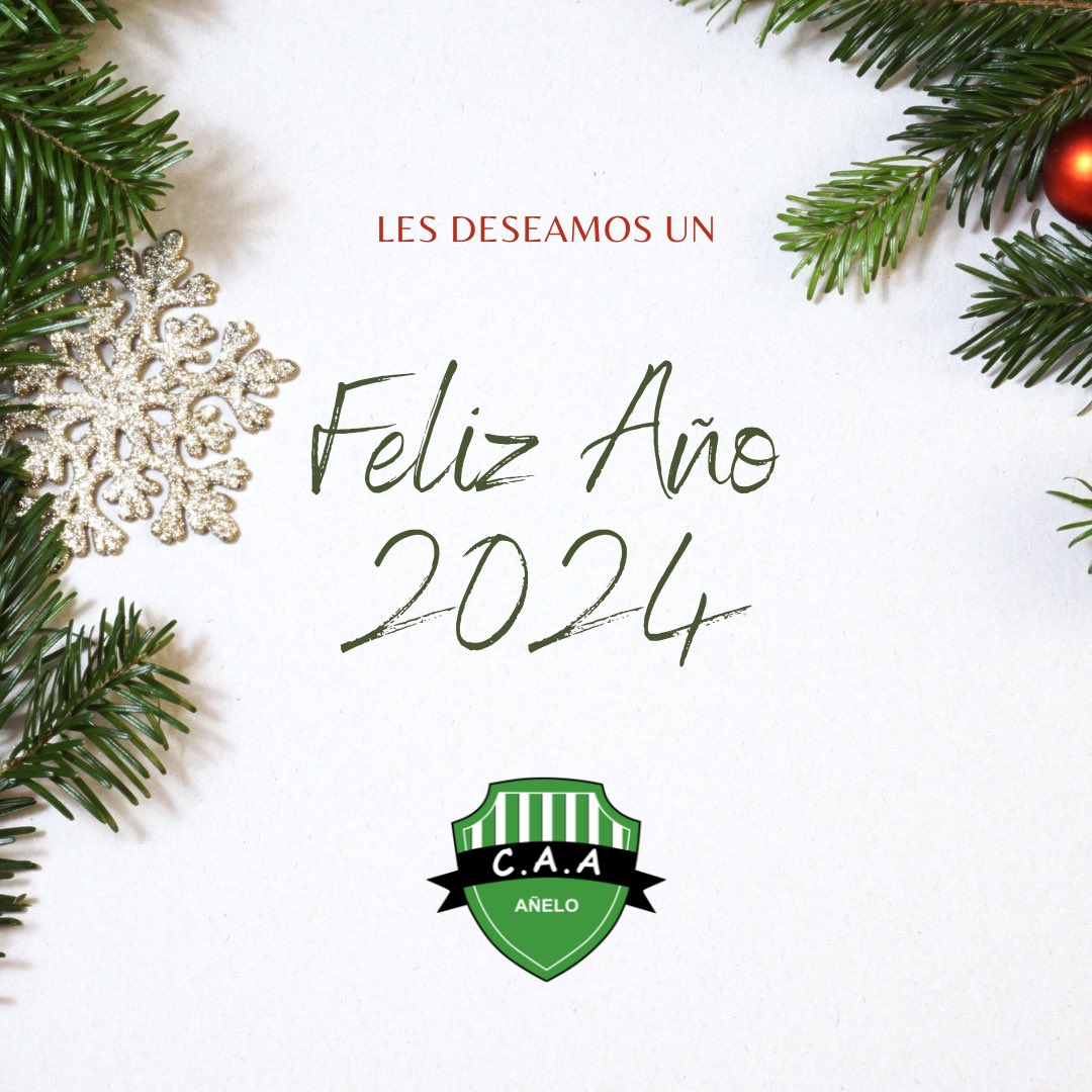 atleticoanelo_'s tweet photo. 💚 ¡Gracias por acompañarnos durante todo el 2023! Les deseamos un próspero 2024 lleno de éxitos, alegrías y momentos inolvidables. ¡Feliz año nuevo a toda la familia verde! 🎉

Estos son los deseos del presidente Julio Luna, comisión directiva y prensa. https://t.co/KT5PnjRmpZ