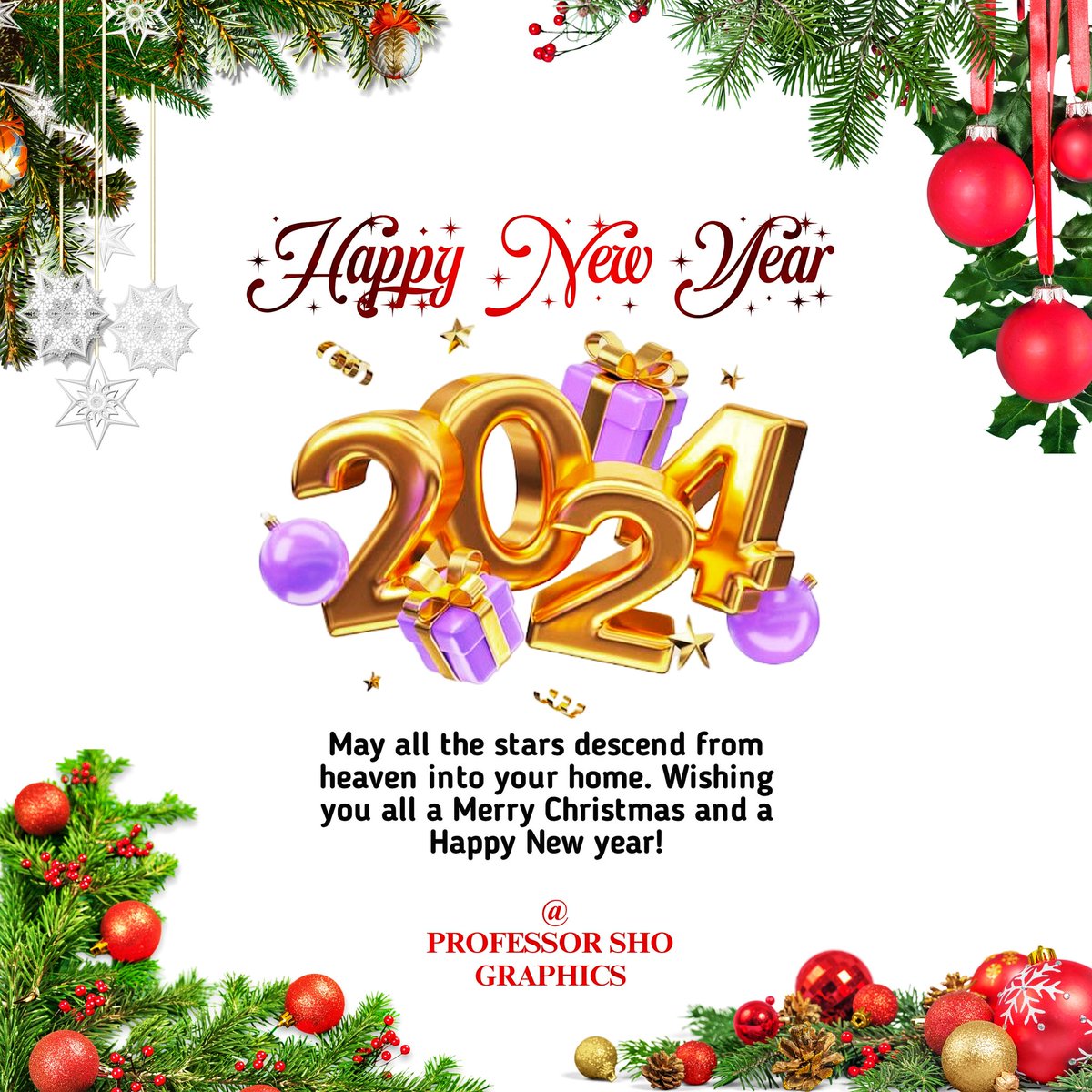 ProfessorSho12's tweet photo. # Happy New Year 2024 https://t.co/x6dxADkPDi