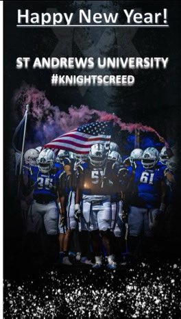 Thank you <a href="/StAndrewsFB/">SAU Football</a> and <a href="/rcurtin29/">Robert Curtin</a> for the new year wish. Happy new year