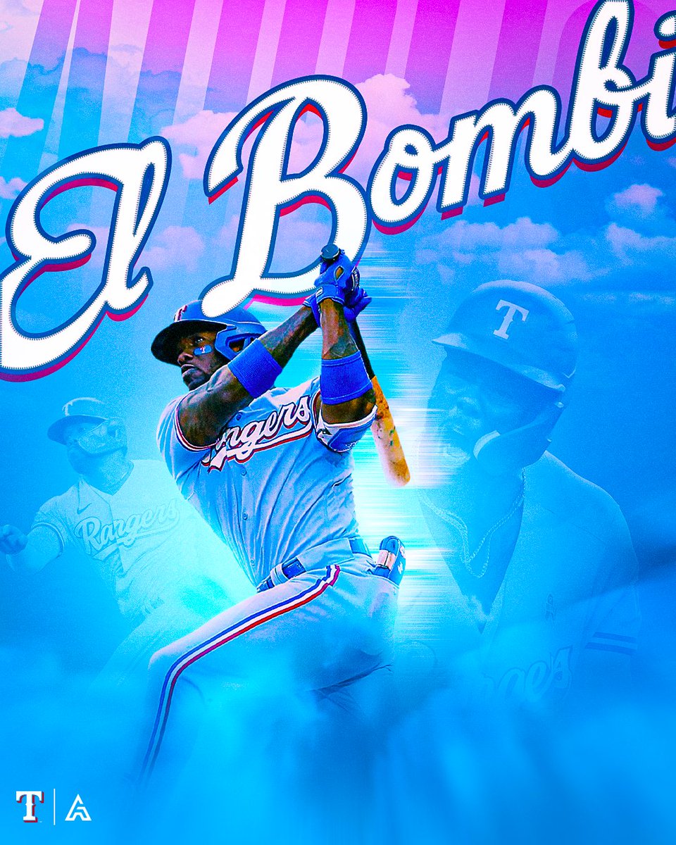 Gomeyy's tweet photo. Started these @Rangers graphics shortly after their World Series victory and was pretty pumped with how our #ALCSMVP, Silver Slugger, Gold Glove, AND WORLD SERIES CHAMPION piece turned out. #WentAndTookIt #TexasRangers #WorldSeries https://t.co/7Sa3651LHl