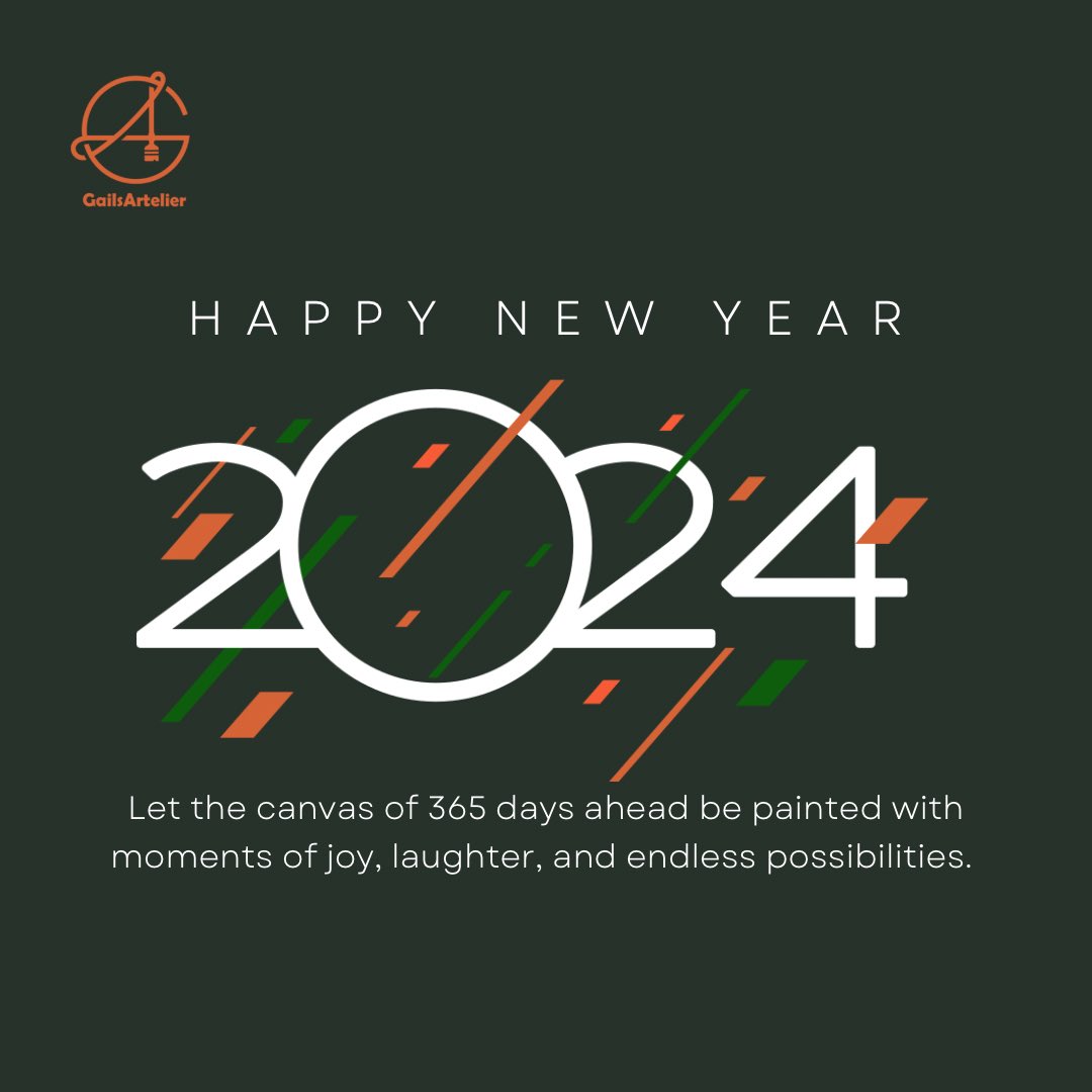 Happy new Year 🥳🥂
#HappyNewYear2024 #Gailsartelier #ArtistOnTwitter