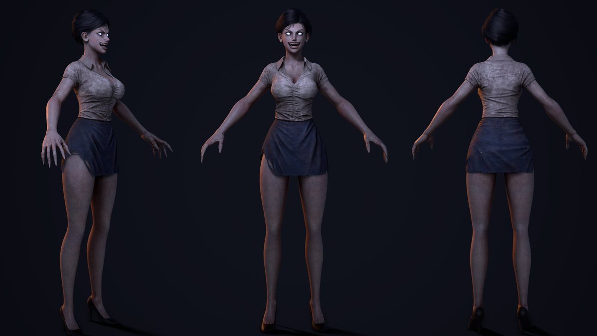 DarkDNews's tweet image. #MonstersandMortals News:
The full models for every character in #TheComa DLC have been shown off. 2024 will supposedly house environmental screenshots and the crossover itself.
#darkdeception